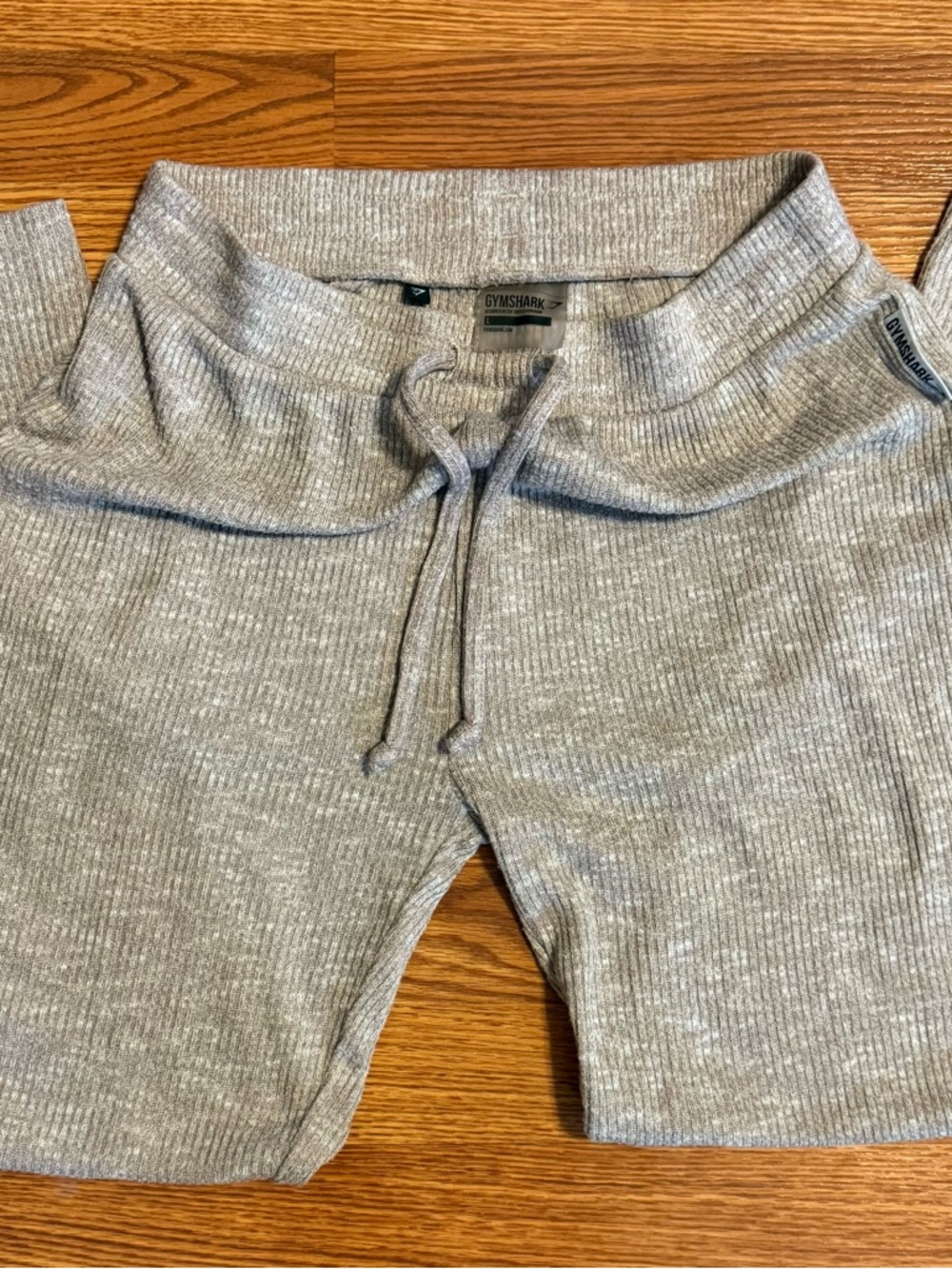 Gymshark Ribbed Gray Lounge Pants